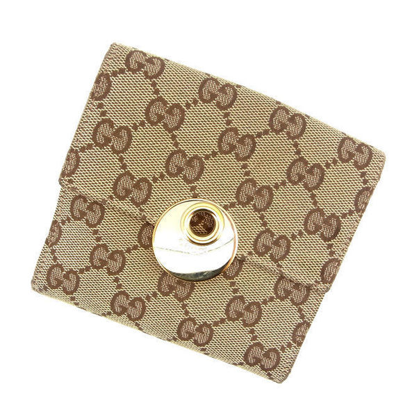 Gucci GG Beige Pink Wallet - Picture 1 of 6